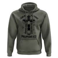 I Can Do All Things Through Christ Hoodie Christian Soccer Faith