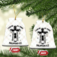 I Can Do All Things Through Christ Ceramic Ornament Christian Soccer Faith