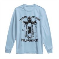 I Can Do All Things Through Christ Long Sleeve Shirt Christian Soccer Faith