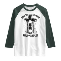 I Can Do All Things Through Christ Raglan Shirt Christian Soccer Faith