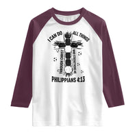 I Can Do All Things Through Christ Raglan Shirt Christian Soccer Faith