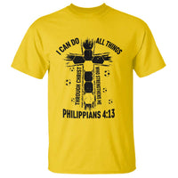 I Can Do All Things Through Christ T Shirt Christian Soccer Faith