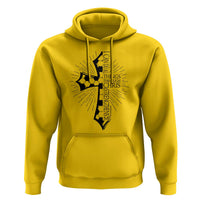 I Can Do All Things Through Christ Hoodie Christian Soccer Cross Gift