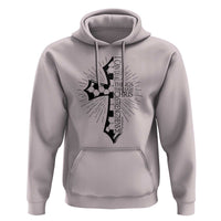 I Can Do All Things Through Christ Hoodie Christian Soccer Cross Gift