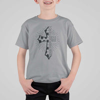I Can Do All Things Through Christ T Shirt For Kid Christian Soccer Cross Gift