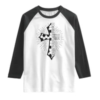 I Can Do All Things Through Christ Raglan Shirt Christian Soccer Cross Gift