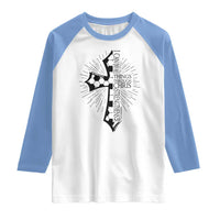 I Can Do All Things Through Christ Raglan Shirt Christian Soccer Cross Gift