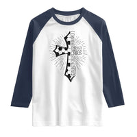 I Can Do All Things Through Christ Raglan Shirt Christian Soccer Cross Gift