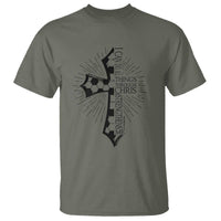 I Can Do All Things Through Christ T Shirt Christian Soccer Cross Gift