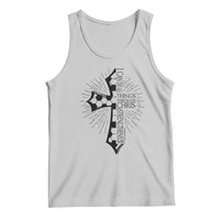I Can Do All Things Through Christ Tank Top Christian Soccer Cross Gift