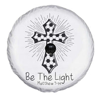 Be The Light Matthew 5 14 Spare Tire Cover Christian Soccer Faith Gift