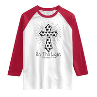 Be The Light Matthew 5 14 Raglan Shirt Christian Soccer Faith Gift