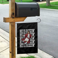 He Is Rizzin Garden Flag Funny Christian Soccer Lover Gift