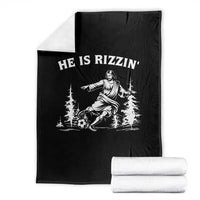 He Is Rizzin Throw Blanket Christian Soccer Funny Gift For Believers