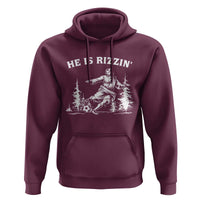He Is Rizzin Hoodie Christian Soccer Funny Gift For Believers