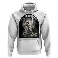 He Is Rizzin Hoodie Funny Christian Faith Soccer Player Gift