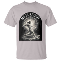 He Is Rizzin T Shirt Funny Christian Faith Soccer Player Gift