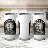 He Is Rizzin Tumbler Cup Funny Christian Faith Soccer Player Gift