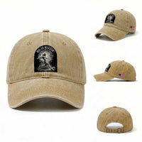 He Is Rizzin Washed Cotton Baseball Cap Funny Christian Faith Soccer Player Gift