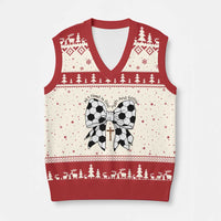All I Need Is God Faith And Soccer V-Neck Knit Sweater Vest Christian Gift