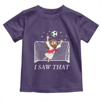 I Saw That Toddler T Shirt Funny Jesus Goalie Soccer Player