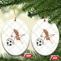 Funny Marcus The Worm Soccer Lover Ceramic Ornament I Do Not Like This Ball