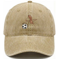 Funny Marcus The Worm Soccer Lover Washed Cotton Baseball Cap I Do Not Like This Ball