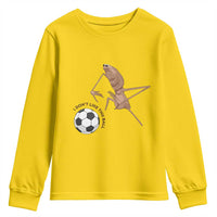 Funny Marcus The Worm Soccer Lover Youth Sweatshirt I Do Not Like This Ball
