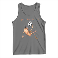 Funny Marcus The Worm Soccer Lover Tank Top Just Kickin It