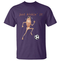 Just Kickin It T Shirt Funny Marcus The Worm Soccer Meme