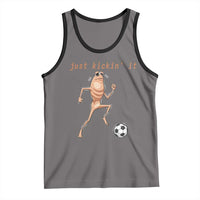 Just Kickin It Tank Top Funny Marcus The Worm Soccer Meme