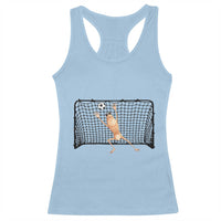 Funny Marcus The Worm Soccer Goalkeeper Gift Racerback Tank Top