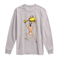 Funny Marcus The Worm Soccer Champion Long Sleeve Shirt Soccer Lover