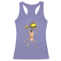 Funny Marcus The Worm Soccer Champion Racerback Tank Top Soccer Lover