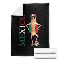 Mexico Soccer Fan Marcus The Worm Throw Blanket Country Football Gift