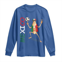 Viva Mexico Marcus The Worm Soccer Long Sleeve Shirt Mexican Pride Football Fan