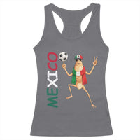 Viva Mexico Marcus The Worm Soccer Racerback Tank Top Mexican Pride Football Fan