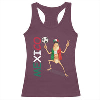 Viva Mexico Marcus The Worm Soccer Racerback Tank Top Mexican Pride Football Fan