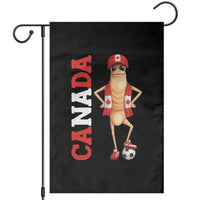 Canada Soccer Fan Marcus The Worm Garden Flag Country Football Gift