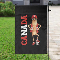 Canada Soccer Fan Marcus The Worm Garden Flag Country Football Gift