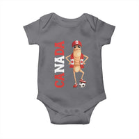 Canada Soccer Fan Marcus The Worm Baby Onesie Country Football Gift