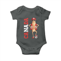 Canada Soccer Fan Marcus The Worm Baby Onesie Country Football Gift