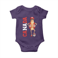 Canada Soccer Fan Marcus The Worm Baby Onesie Country Football Gift