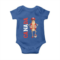 Canada Soccer Fan Marcus The Worm Baby Onesie Country Football Gift