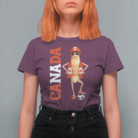 Canada Soccer Fan Marcus The Worm T Shirt For Women Country Football Gift