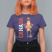 Canada Soccer Fan Marcus The Worm T Shirt For Women Country Football Gift