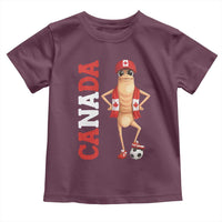 Canada Soccer Fan Marcus The Worm Toddler T Shirt Country Football Gift