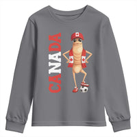 Canada Soccer Fan Marcus The Worm Youth Sweatshirt Country Football Gift