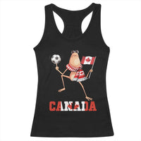 Funny Marcus The Worm Racerback Tank Top Canadian Pride Soccer Gift