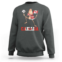 Funny Marcus The Worm Sweatshirt Canadian Pride Soccer Gift